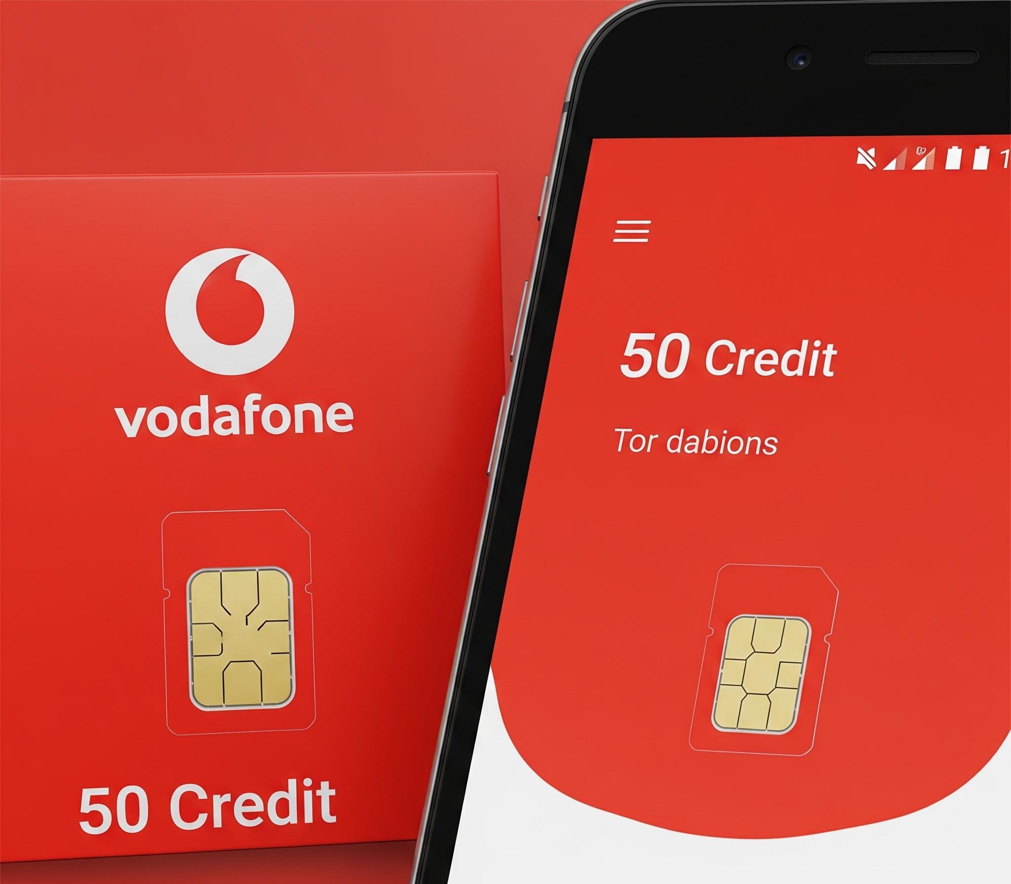 رصيد فودافون صافي 50 جنيه